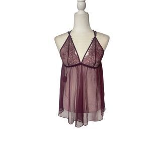 Victoria’s Secret Sheer Lace Babydoll‎ – Size M (New with Tags)